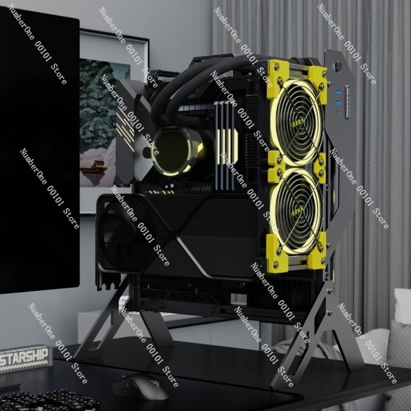 DIY Open Frame Aluminum PC Cas - Aluminum Open Frame Test Bench Water Cooling ulasan dan harga