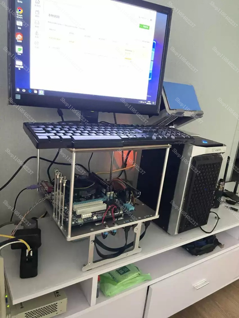 Open Frame All Aluminum PC Tes - Aluminum Open Frame Test Bench Water Cooling ulasan dan harga